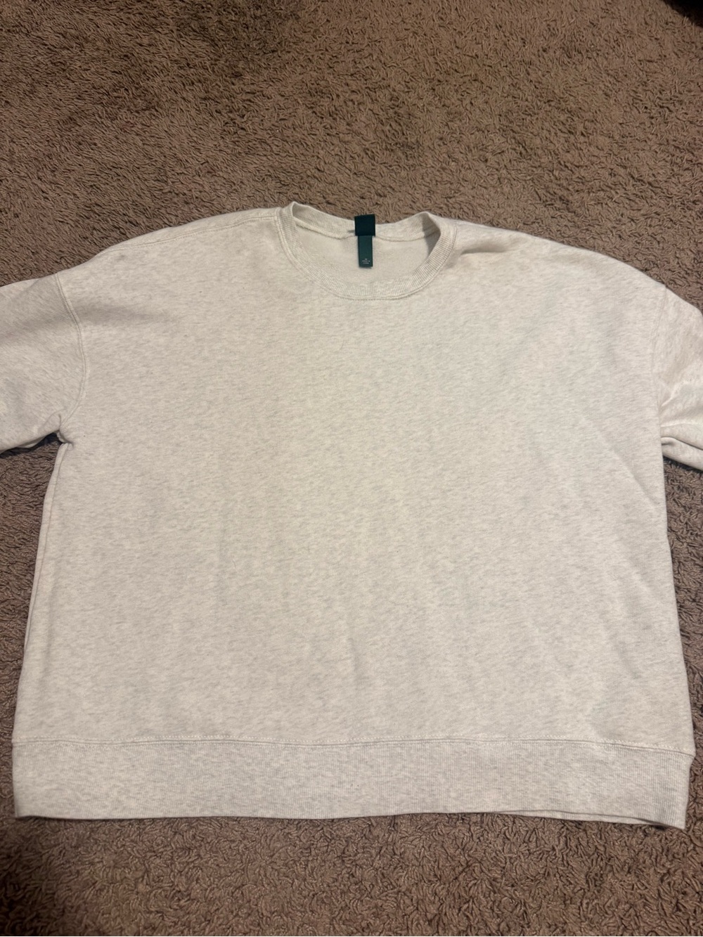 Women’s Wild Fable Crewneck Sweatshirt in Light Gray - Classic Everyday Sweater